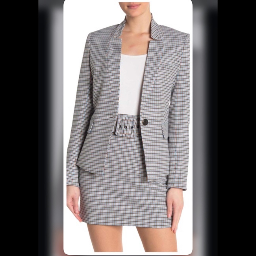 veronica beard farley dickey jacket beige multi